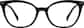 Front view of RSVP Glasses 4432421 in Black thumbnail