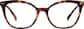 Front view of RSVP Glasses 4432425 in Tortoiseshell thumbnail