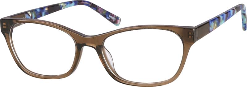Tawny Rectangle Glasses #4432619 | Zenni Optical