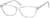 Angle view of Rectangle Glasses 4432723 in Clear thumbnail