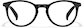 Front view of Kids’ Round Glasses 4433021 in Black thumbnail