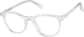 Angle view of Kids’ Round Glasses 4433023 in Clear thumbnail