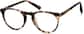 Angle view of Kids’ Round Glasses 4433025 in Tortoiseshell thumbnail
