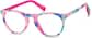 Angle view of Kids’ Round Glasses 4433039 in Tie-Dye thumbnail