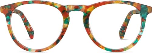 Pattern Kids’ Round Glasses