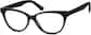 Angle view of Soiree Glasses 4433221 in Black thumbnail