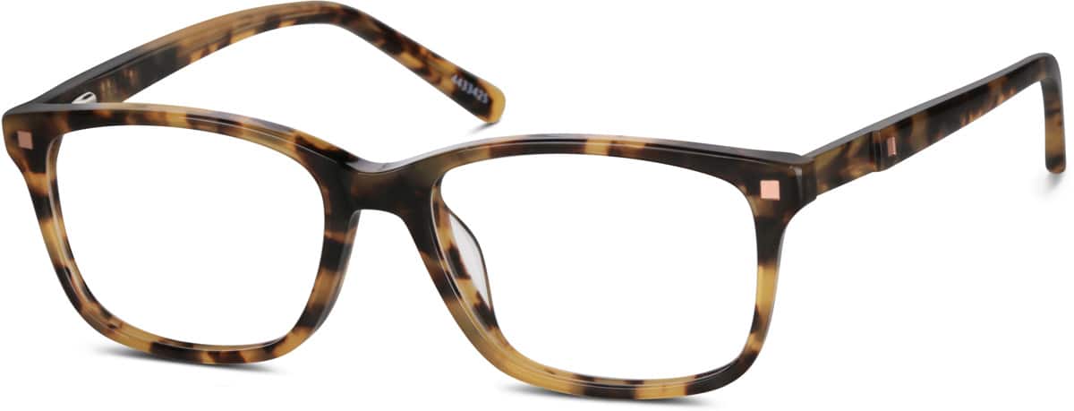 Tortoiseshell Kids’ Rectangle Glasses #4433425 | Zenni Optical