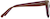 Side view of Cat-Eye Glasses 4434114 in Gold Ombre thumbnail