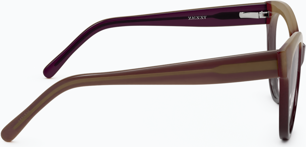 Side view of Cat-Eye Glasses 4434114 in Gold Ombre thumbnail