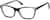 Angle view of Rectangle Glasses 4434621 in Black thumbnail