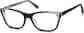 Angle view of Cat-Eye Glasses 4434621 in Black thumbnail