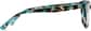 Side view of Cat-Eye Glasses 4434824 in Teal thumbnail
