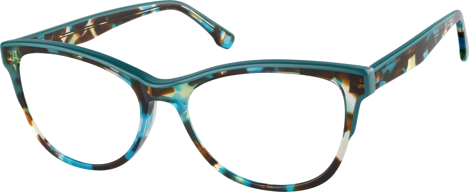 katieページ Teal Cat-Eye Glasses #4434824 | Zenni Optical