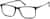 Angle view of Rectangle Glasses 4435012 in Gray thumbnail