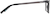 Side view of Rectangle Glasses 4435012 in Gray thumbnail
