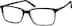 Rectangle Glasses 4435112 in Black