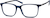 Angle view of Square Glasses 4435216 in Navy thumbnail
