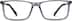 Rectangle Glasses 4435412 in Smoke