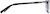 Side view of Rectangle Glasses 4435416 in Blue thumbnail