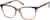 Angle view of Square Glasses 4435615 in Brown thumbnail