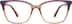Square Glasses 4435615 in Brown