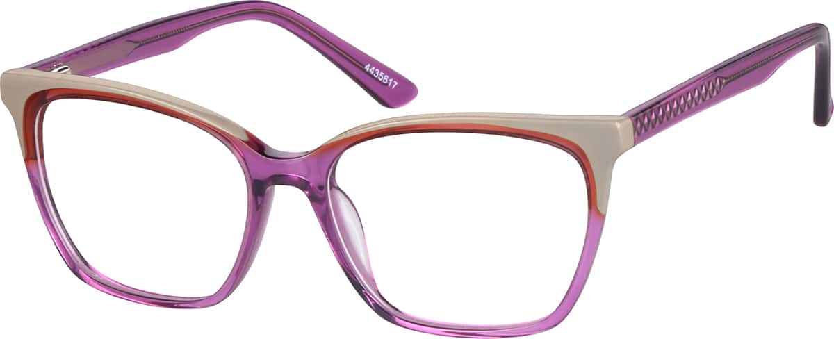 Live Black Friday Deals | Brown and Purple Cat-Eye Glasses
