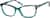 Angle view of Rectangle Glasses  4435724 in Teal thumbnail