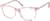Angle view of Square Glasses 4435819 in Pink Marble thumbnail