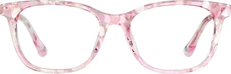 Pink Marble Square Glasses
