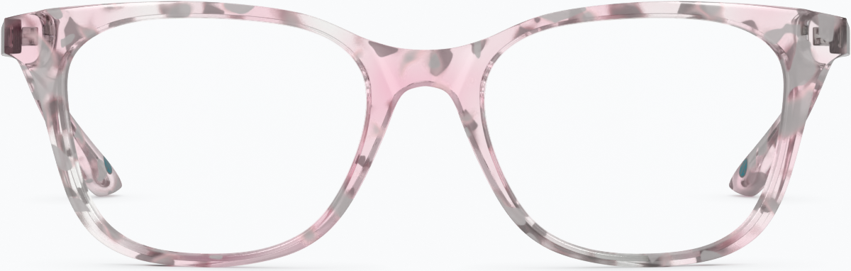 Front view of Square Glasses 4435819 in Pink Marble thumbnail