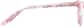 Side view of Square Glasses 4435819 in Pink Marble thumbnail