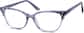 Angle view of Cat-Eye Glasses 4436117 in Purple thumbnail