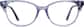 Front view of Cat-Eye Glasses 4436117 in Purple thumbnail