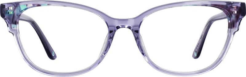 Purple Rectangle Glasses