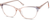 Angle view of Cat-Eye Glasses 4436119 in Light Brown thumbnail