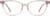 Front view of Cat-Eye Glasses 4436119 in Light Brown thumbnail