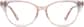 Front view of Cat-Eye Glasses 4436119 in Light Brown thumbnail
