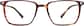 Front view of Square Glasses 4436415 in Classic Tortoiseshell thumbnail