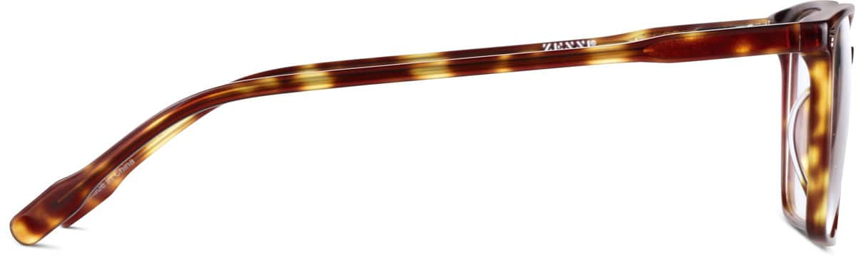 Side view of Square Glasses 4436415 in Classic Tortoiseshell