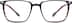 Square Glasses 4436416 in Midnight