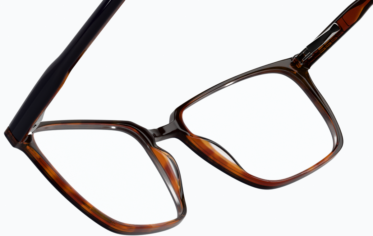 See-through view of Square Glasses 4436416 in Midnight thumbnail