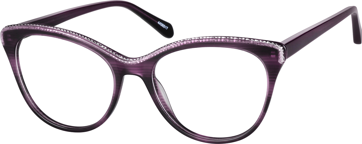 Purple Cat Eye Glasses 4436517