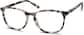 Angle view of Oval Glasses 4436835 in Ivory Tortoiseshell thumbnail