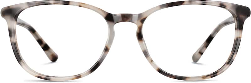 Ivory Tortoiseshell Oval Glasses