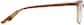 Side view of Rectangle Glasses 4437015 in Brown thumbnail