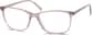 Angle view of Rectangle Glasses 4437019 in Blush thumbnail