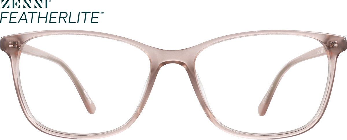 Blush Rectangle Glasses
