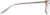 Side view of Rectangle Glasses 4437019 in Blush thumbnail