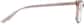 Side view of Rectangle Glasses 4437019 in Blush thumbnail