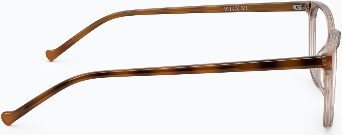 Side view of Rectangle Glasses 4437115 in Brown thumbnail